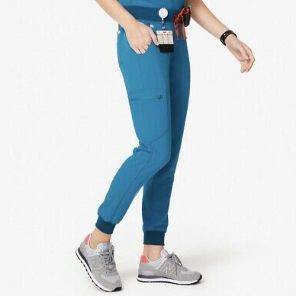 Figs Limited Edition Alps Blue Jogger Scrub Pants